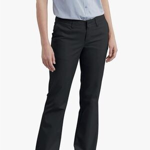Dickies Black & Dark Blue Boot-Cut Work Pants Women Size 6 Slim-2 pair included
